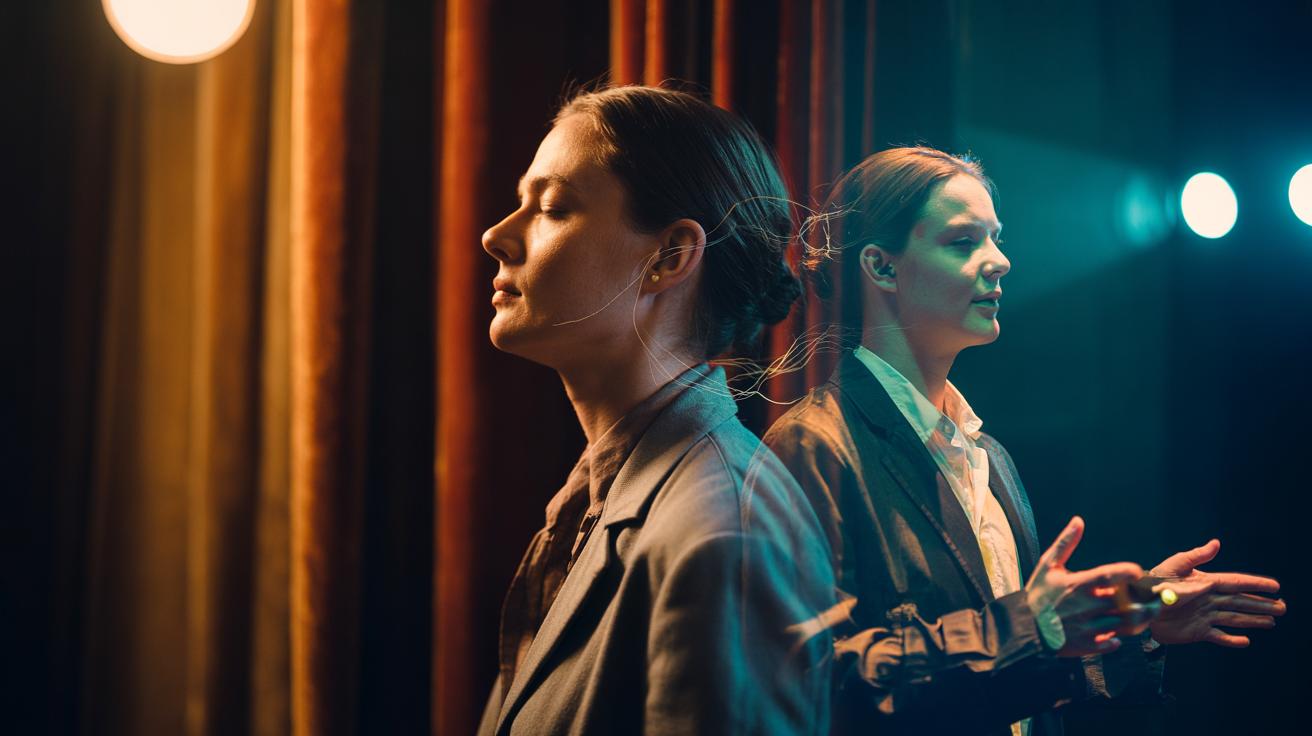 Illustration of mental rehearsal and visualisation boosting confidence and shaping real behaviour